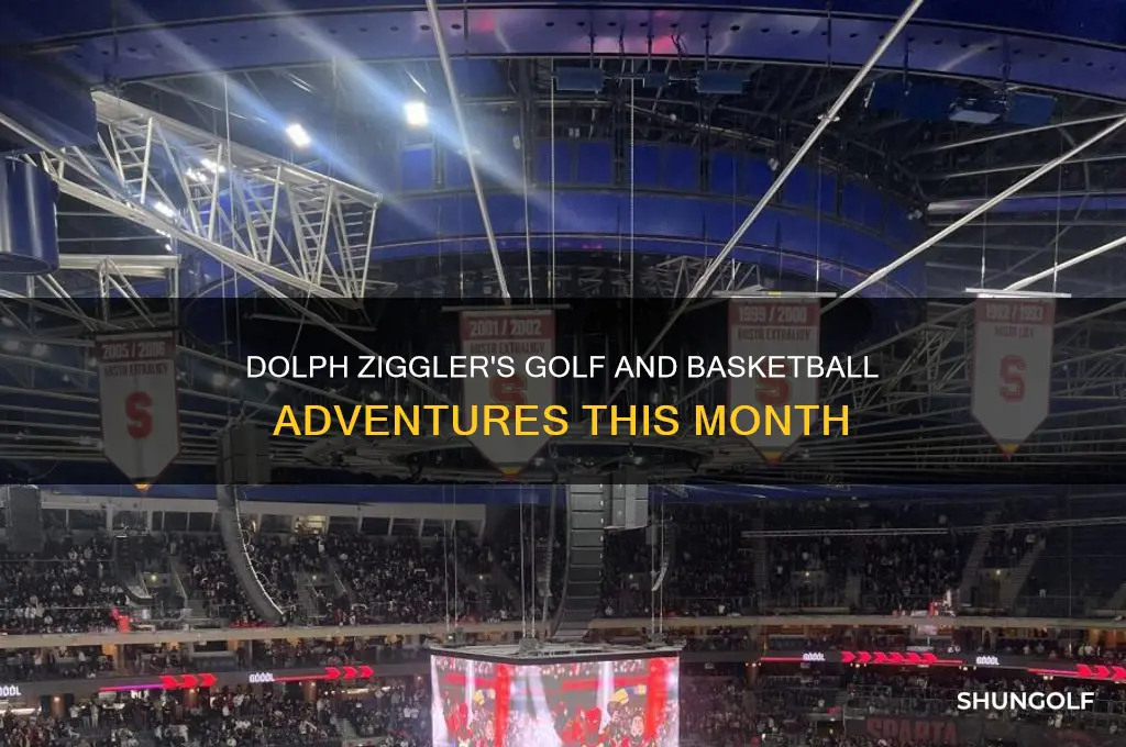 where is dolph ziggler been golfing basketball this month