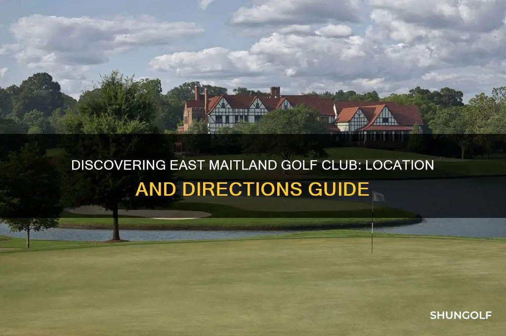 where is east maitland golf club