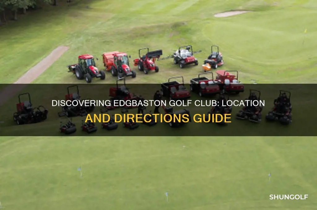 where is edgbaston golf club