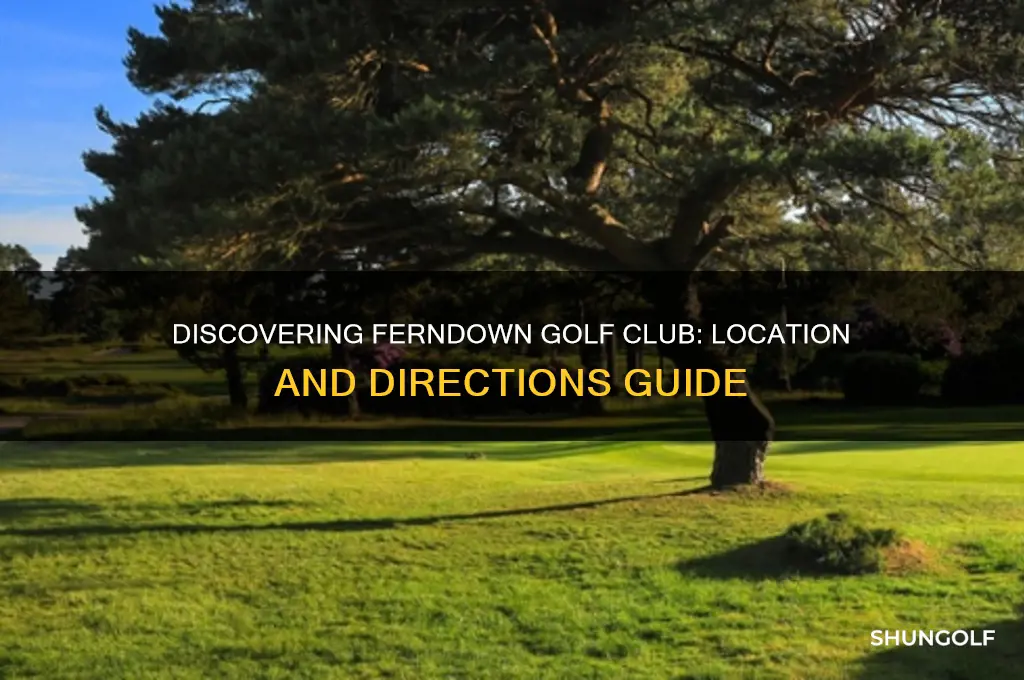 where is ferndown golf club