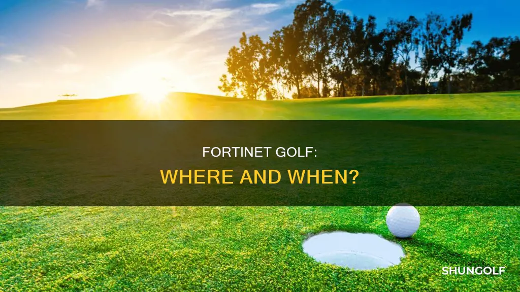 where is fortinet golf held