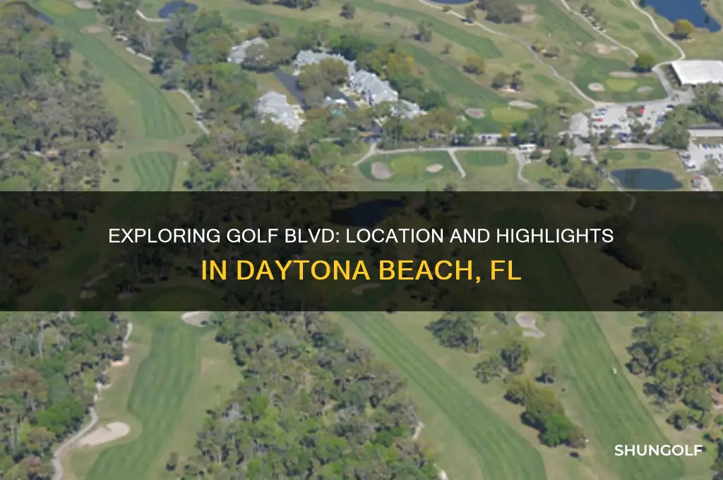 where is golf blvd daytona beach fl