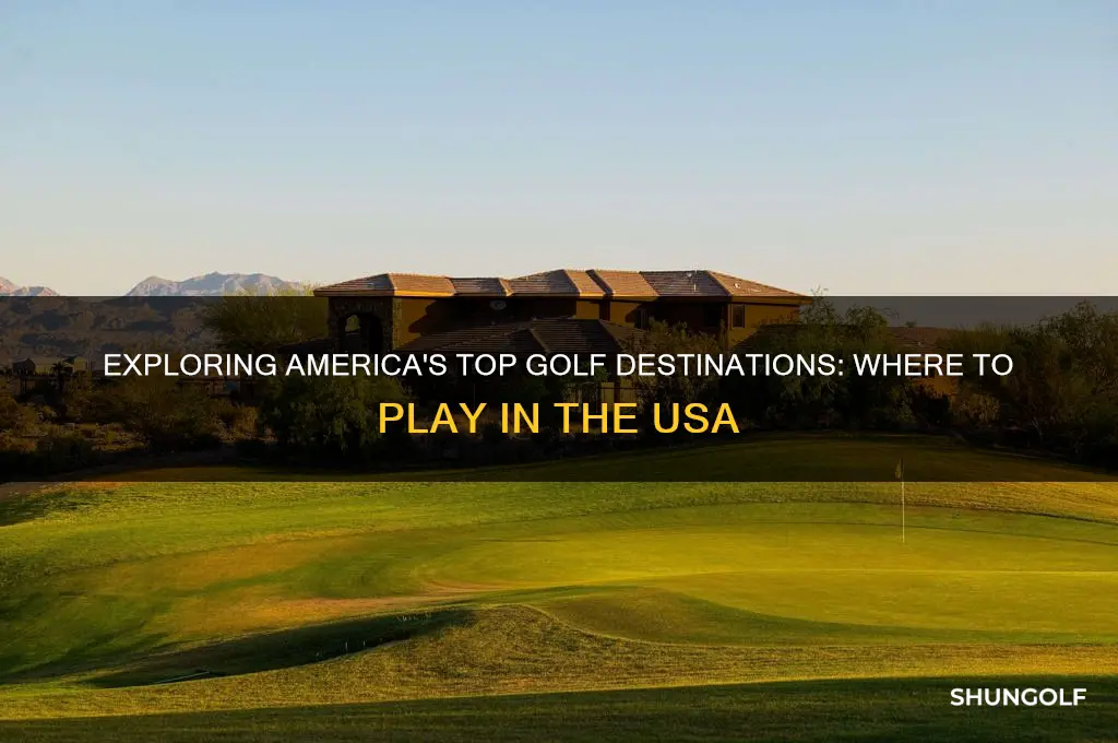 where is golf found in the usa