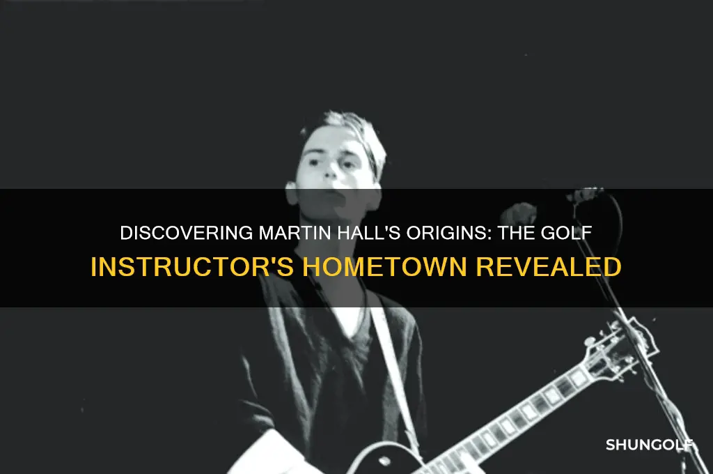 where is golf instructer martin hall from