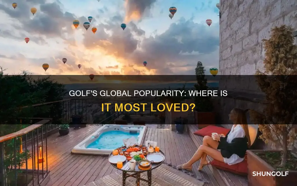 where is golf most popular