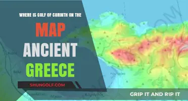 Locating the Gulf of Corinth in Ancient Greece: A Map Guide