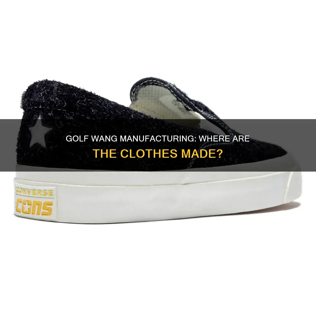where is golf wang manufactured