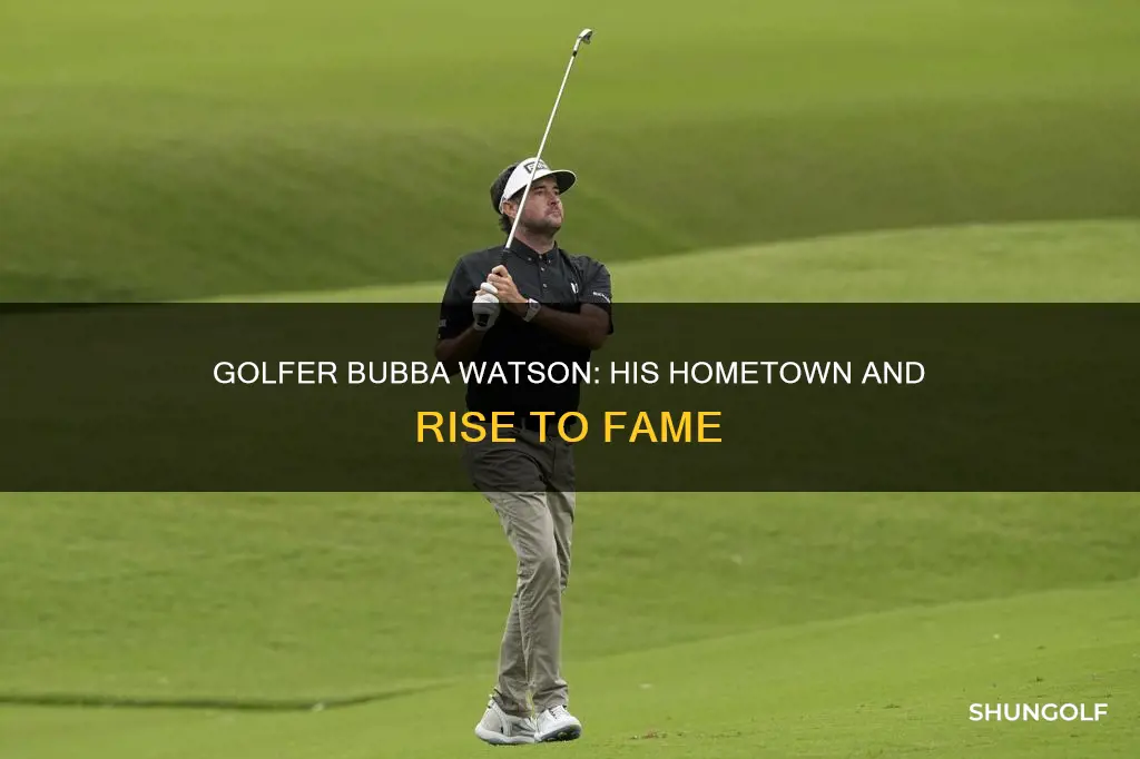 where is golfer bubba watson from