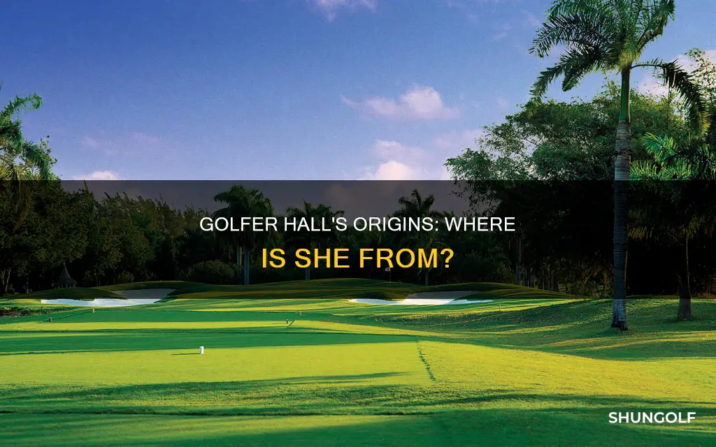 where is golfer hall from
