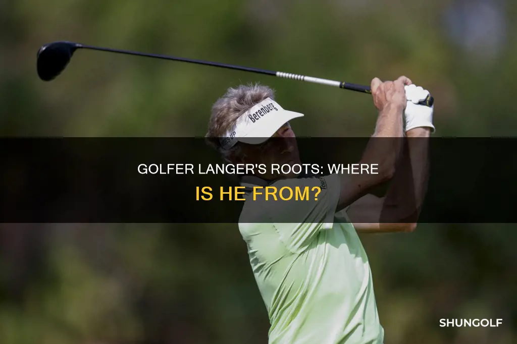 where is golfer langer from
