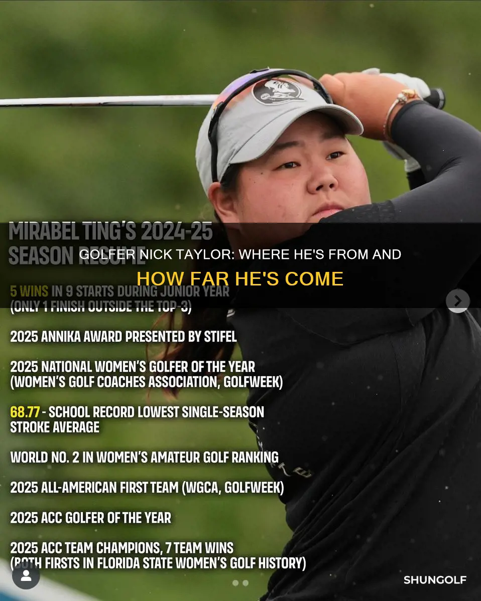 where is golfer nick taylor from