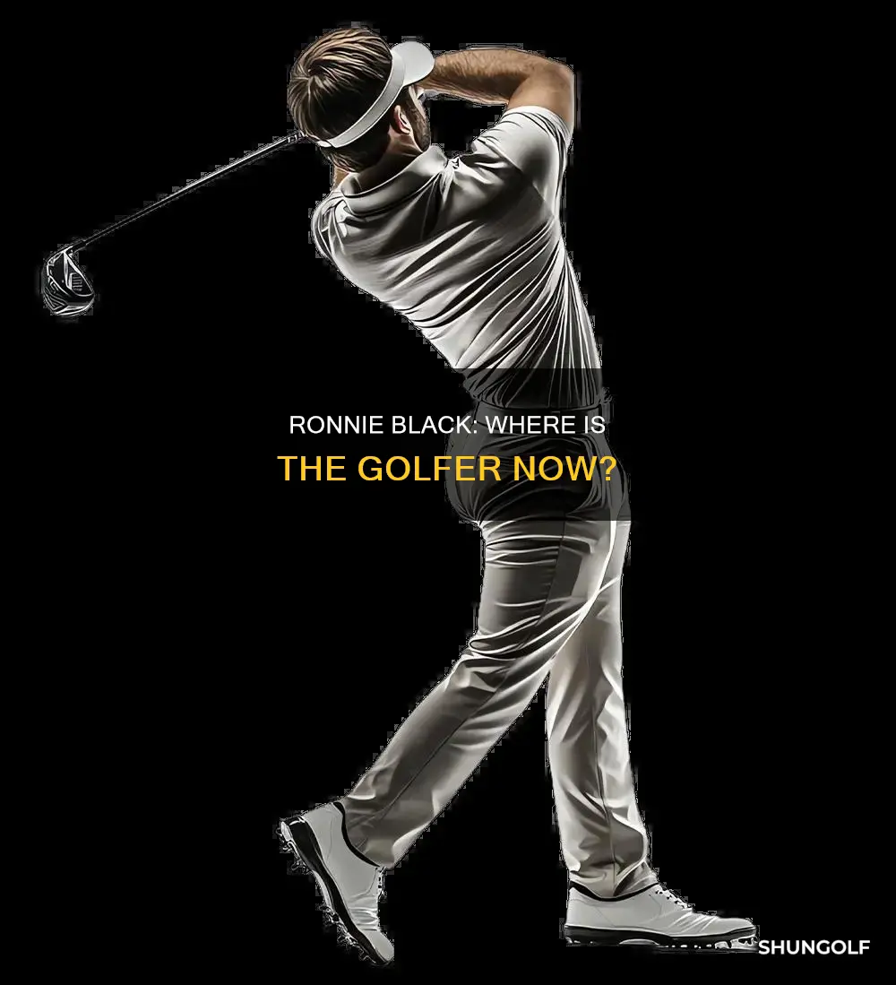 where is golfer ronnie black