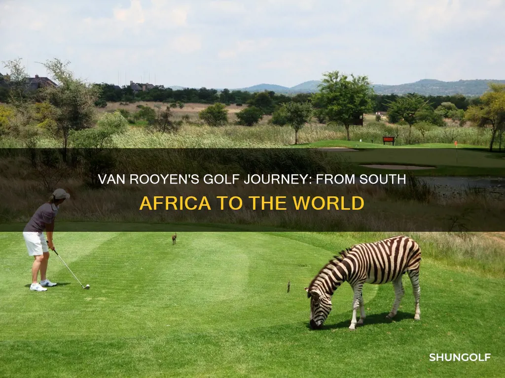 where is golfer van rooyen from