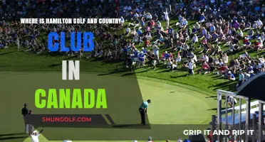 Discover Hamilton Golf & Country Club's Location in Canada
