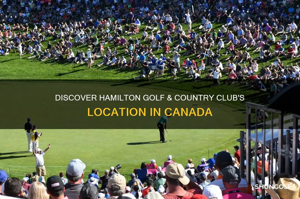 where is hamilton golf and country club in canada