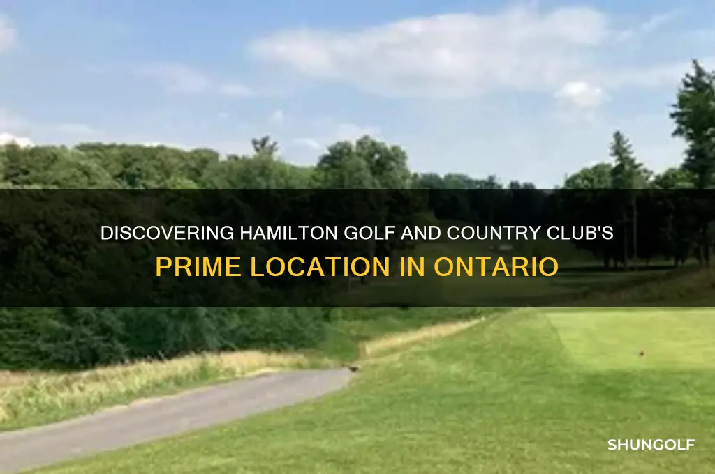 where is hamilton golf and country club