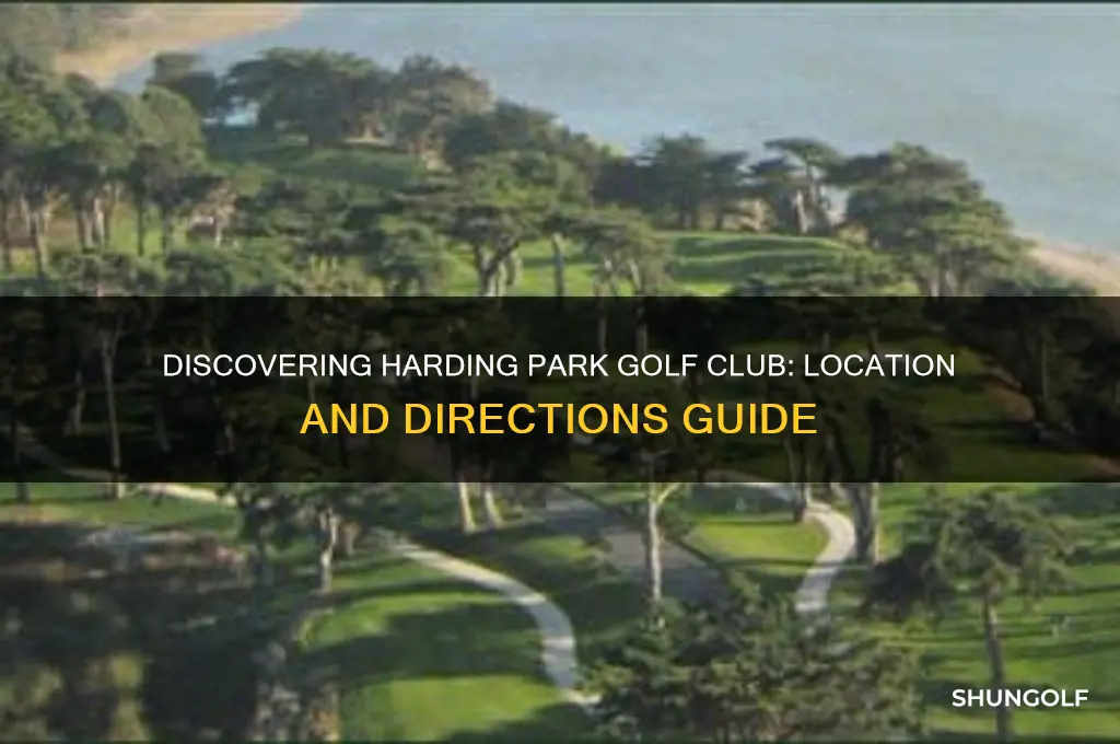 where is harding park golf club
