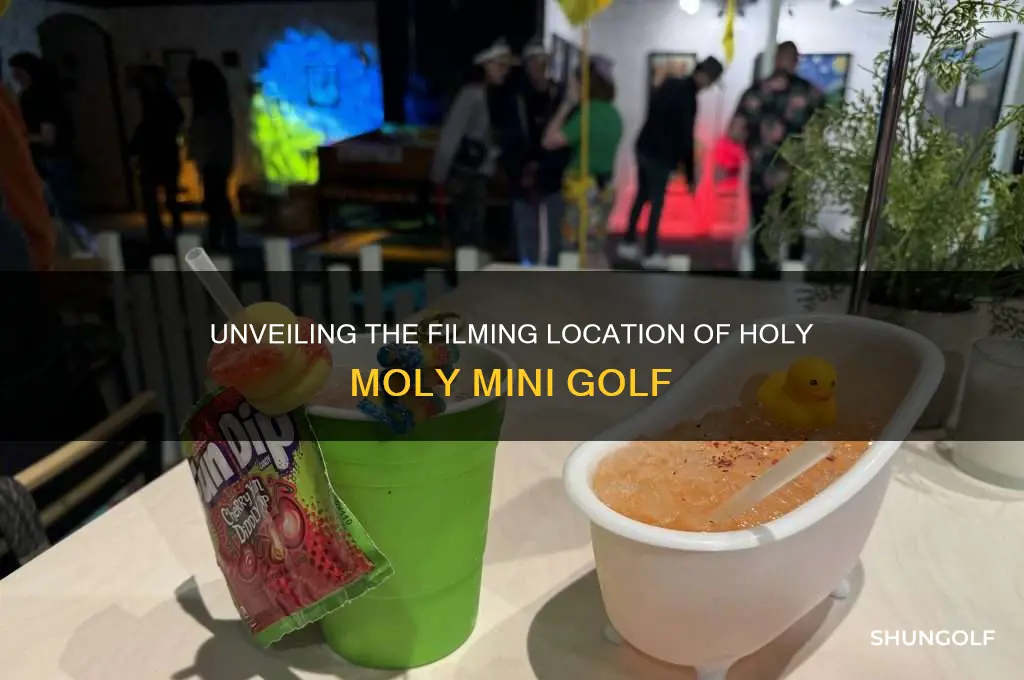 where is holy moly mini golf filmed