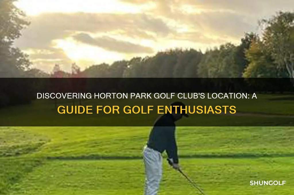 where is horton park golf club