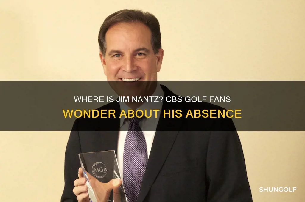 where is jim nantz on cbs golf