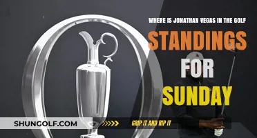 Jonathan Vegas' Sunday Golf Standings: Current Position and Performance