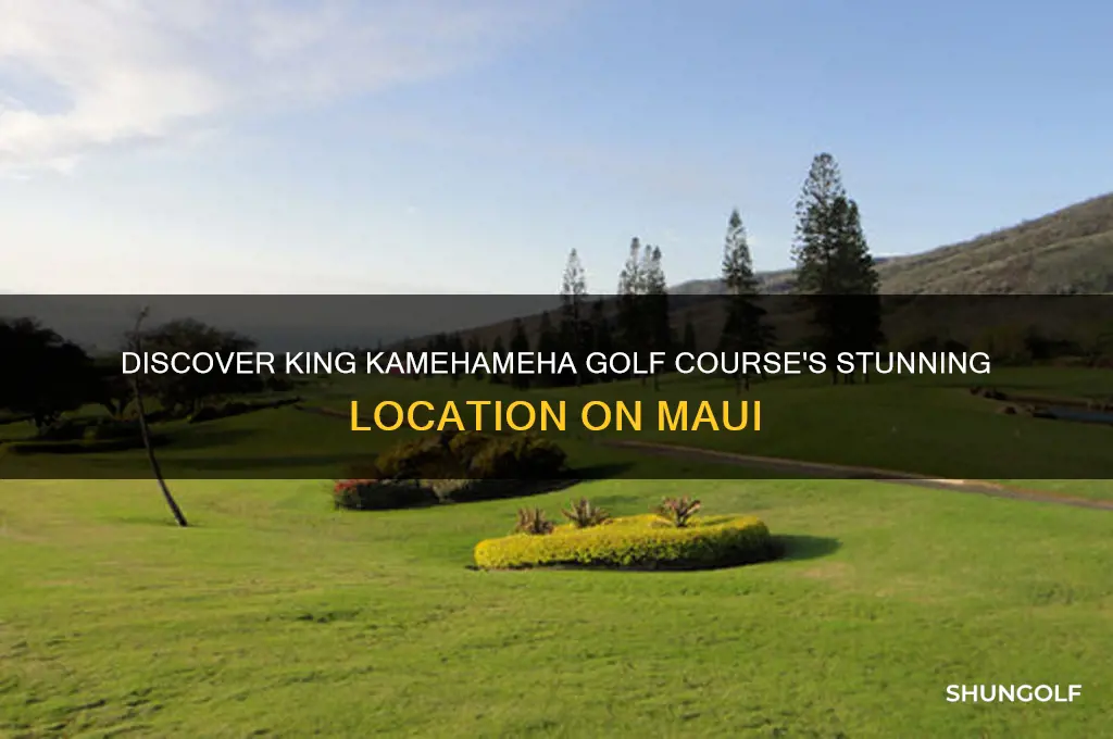 where is king kamehameha kamehameha golf maui
