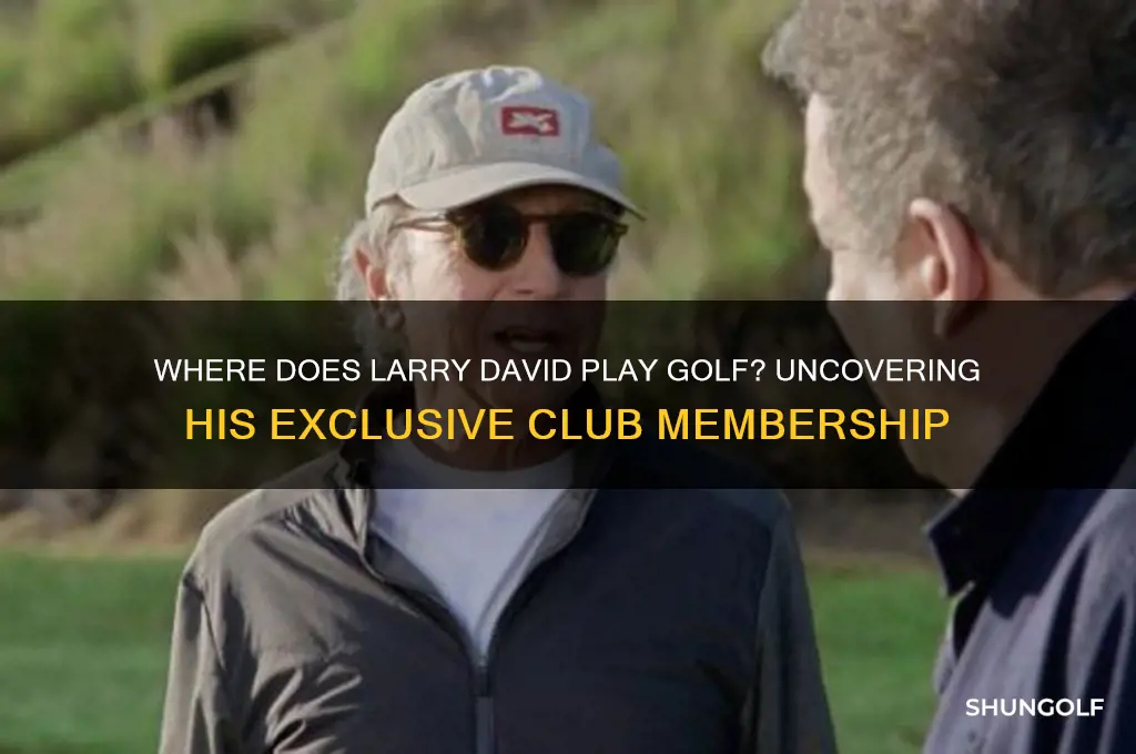 where is larry david a golf member