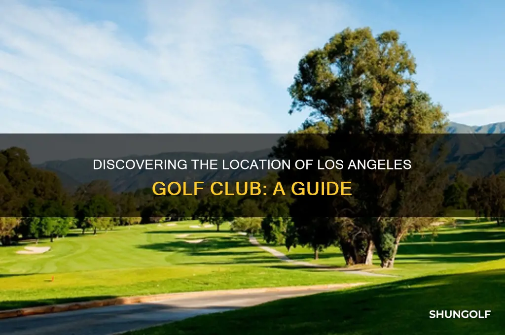 where is los angeles golf club