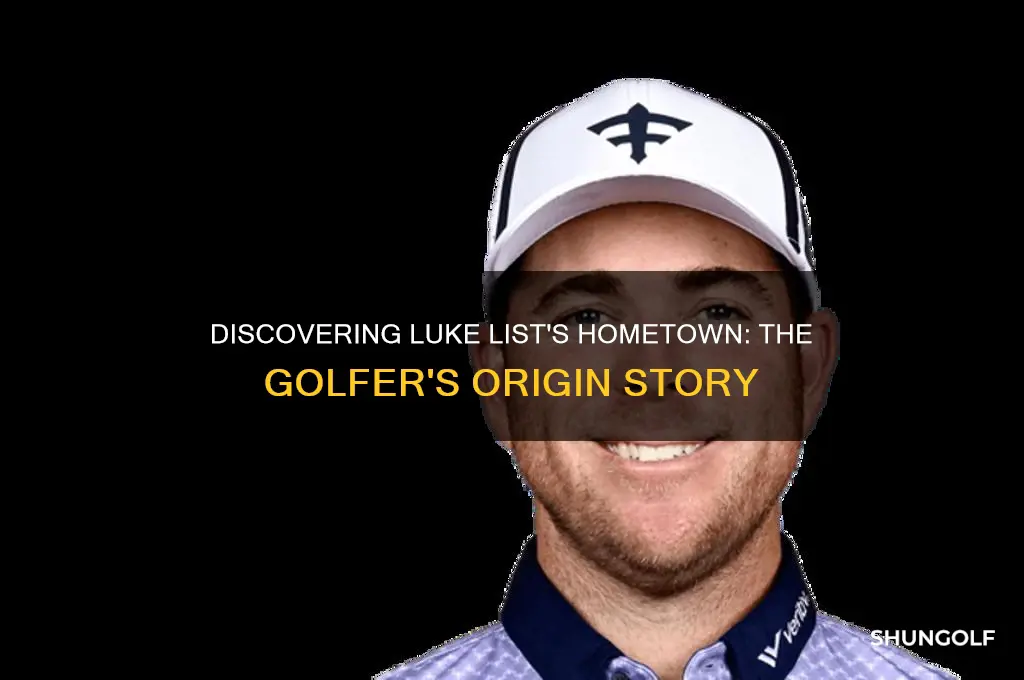 where is luke list the golfer from