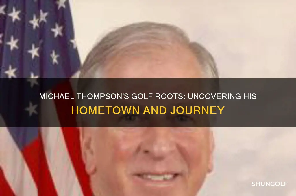 where is michael thompson the golfer from