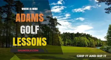 Golf Lessons with Mike Adams: Where to Find Him