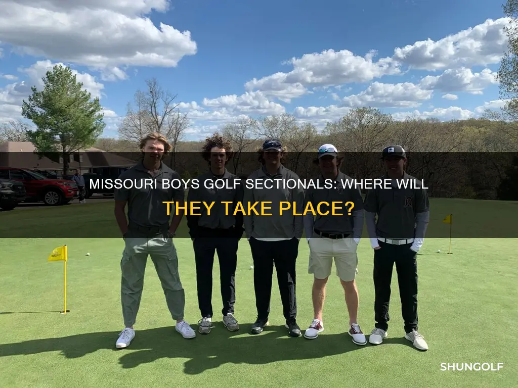where is missouri boys golf sectionals