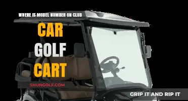 Finding Your Club Car Golf Cart's Model Number: A Quick Guide