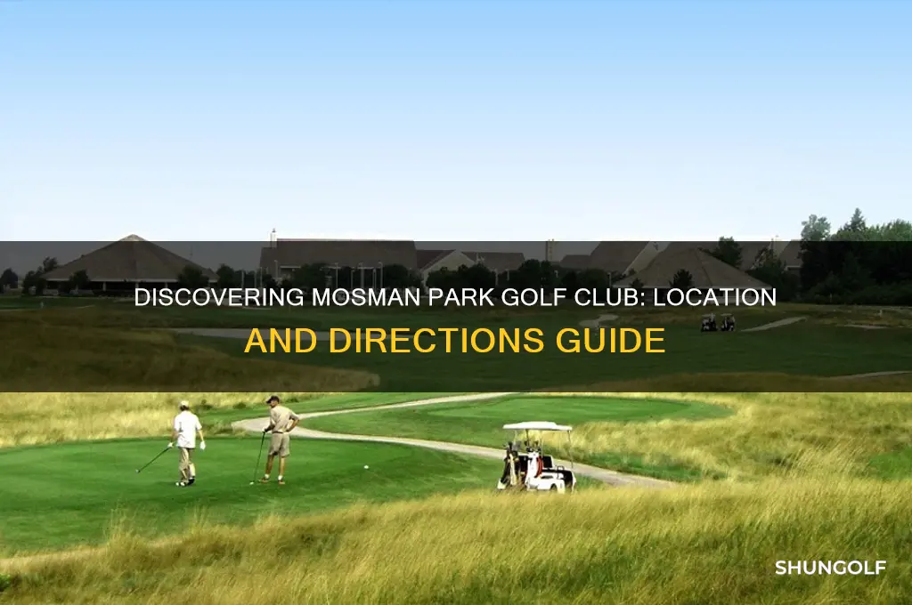 where is mosman park golf club