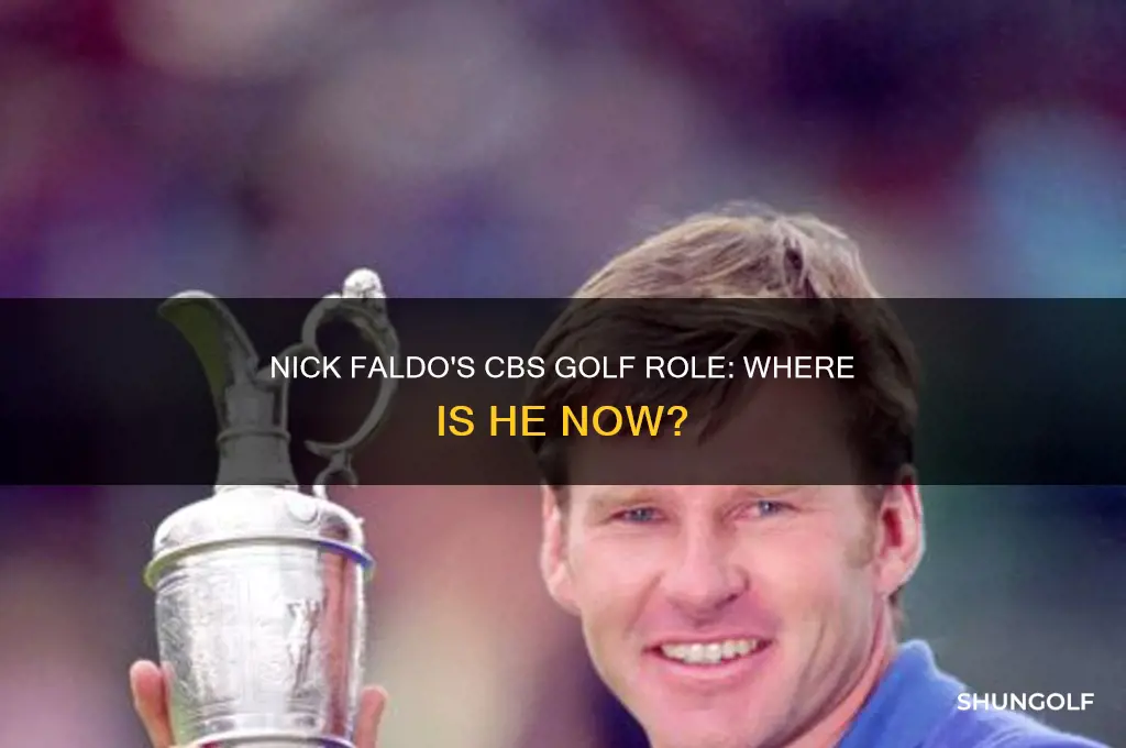 where is nick faldo on cbs golf