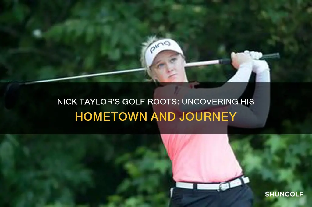 where is nick taylor the golfer from