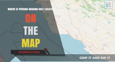 Exploring the Persian Gulf's Location on the Arabian Peninsula Map