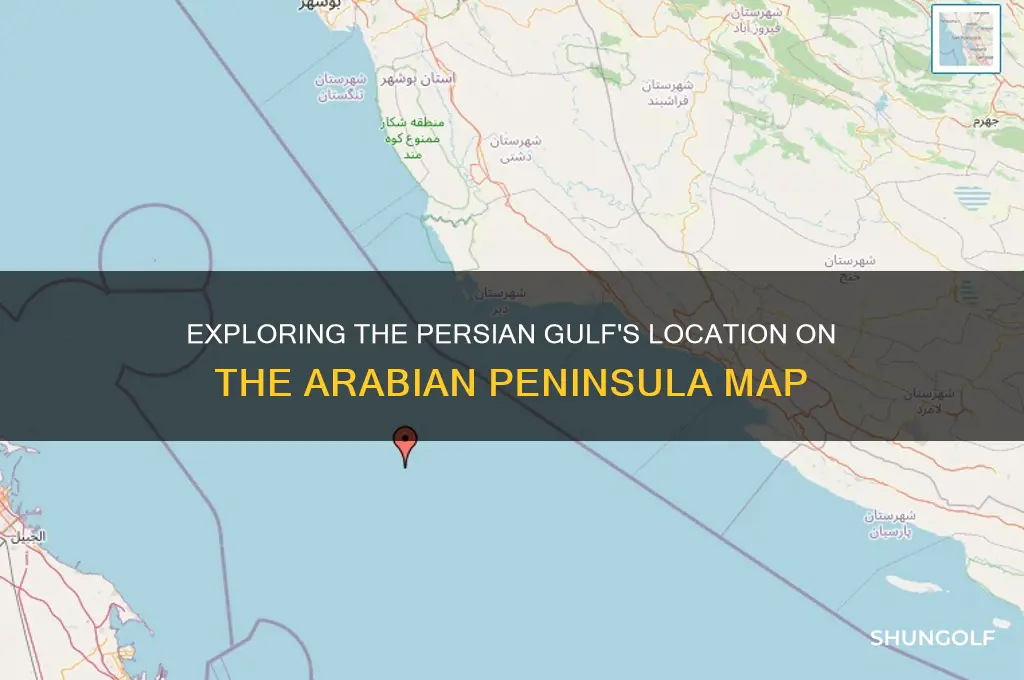 where is persian arabian golf located on the map