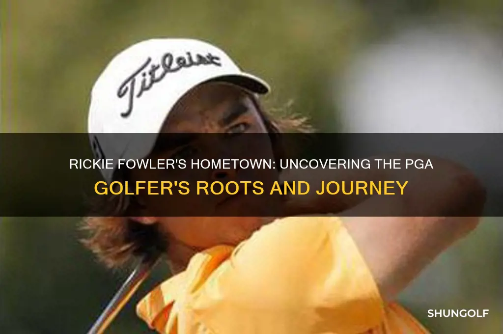 where is pga golfer rickie fowler from