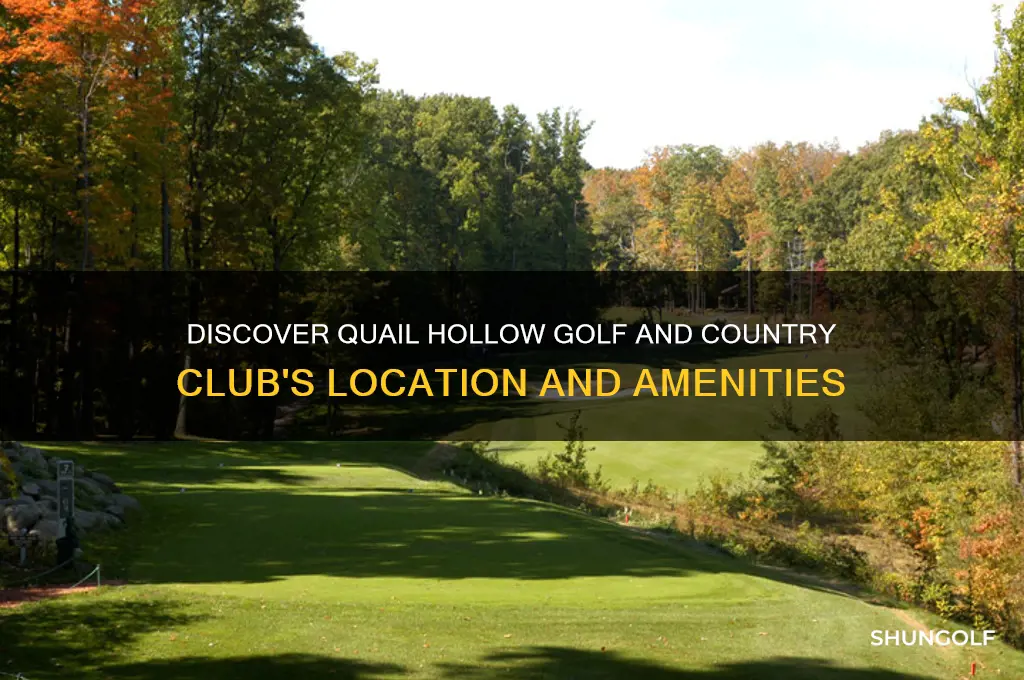 where is quail hollow golf and country club