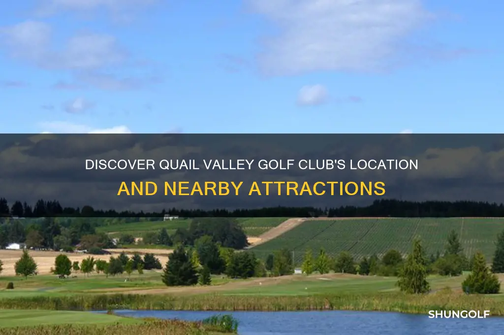where is quail valley golf club