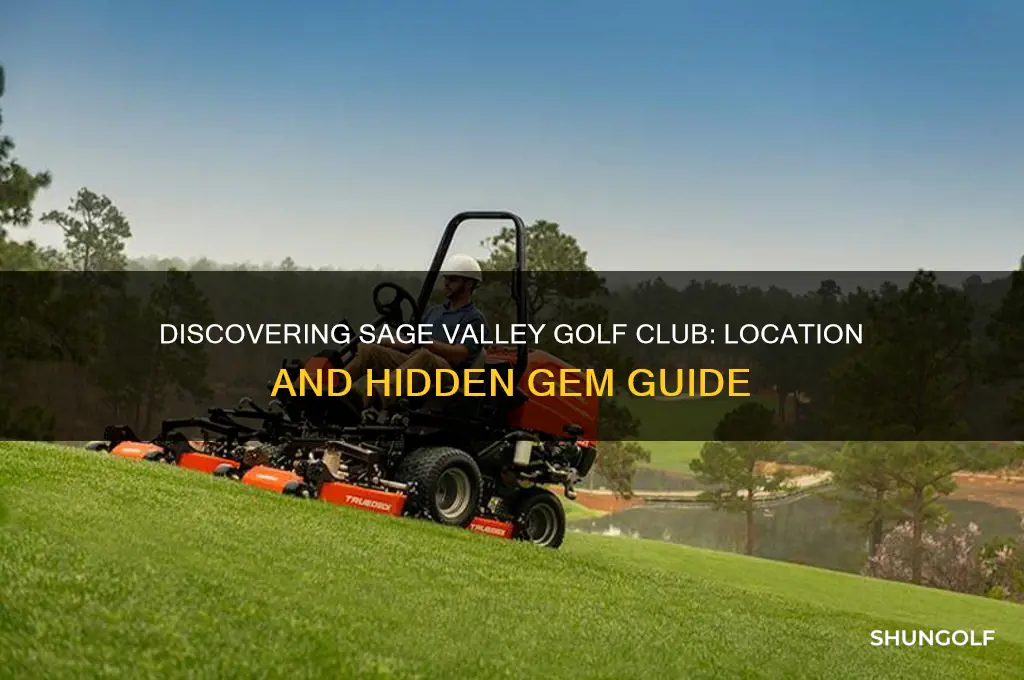 where is sage valley golf club