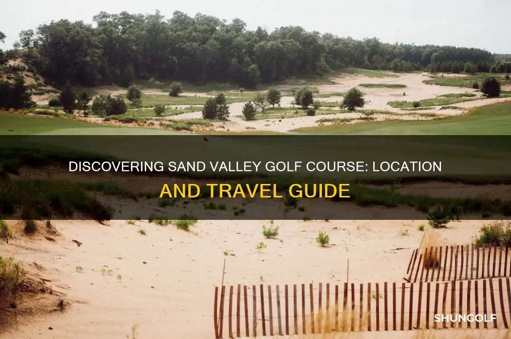 where is sand valley golf course