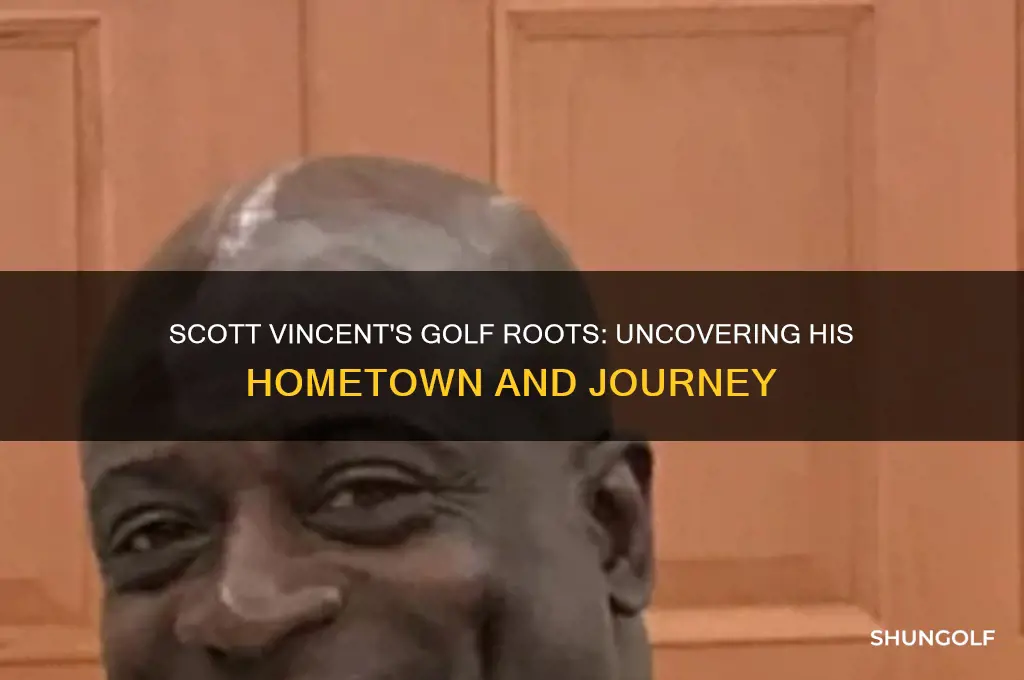 where is scott vincent the golfer from