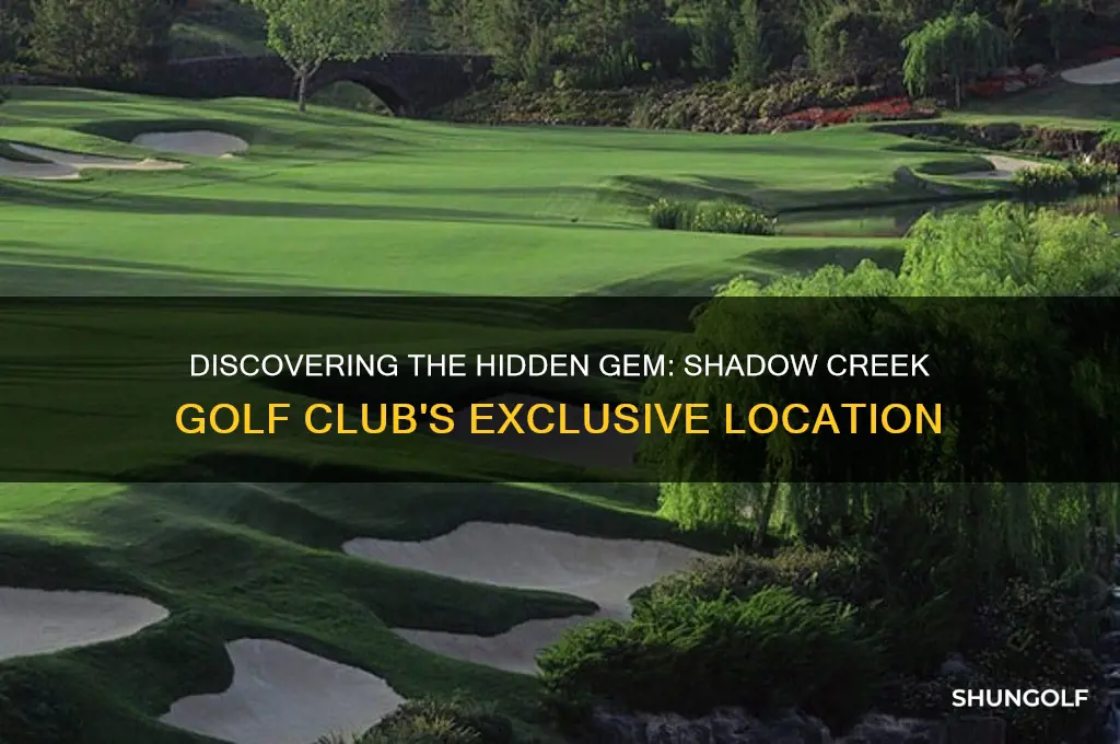 where is shadow creek golf club