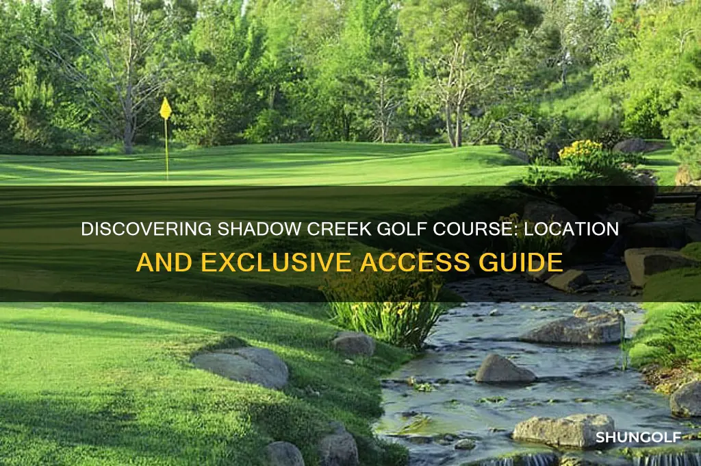 where is shadow creek golf course located