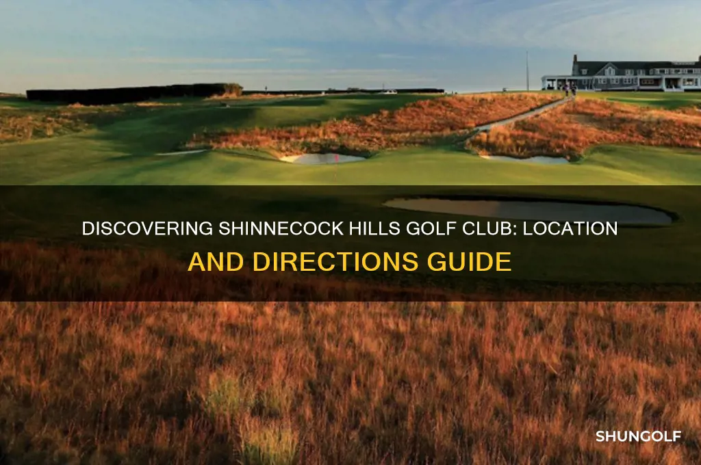 where is shinnecock golf club