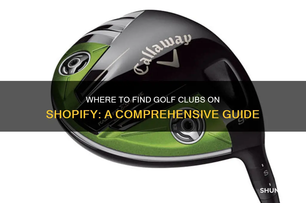 where is shopify selling golf clubs
