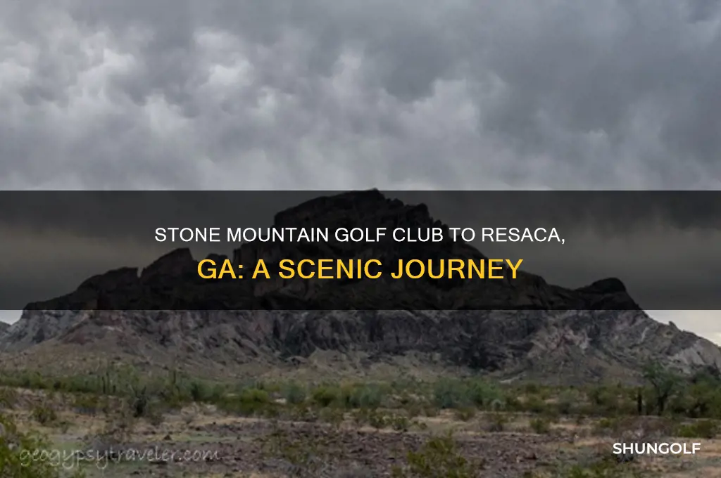 where is stone mountain golf club to resaca ga