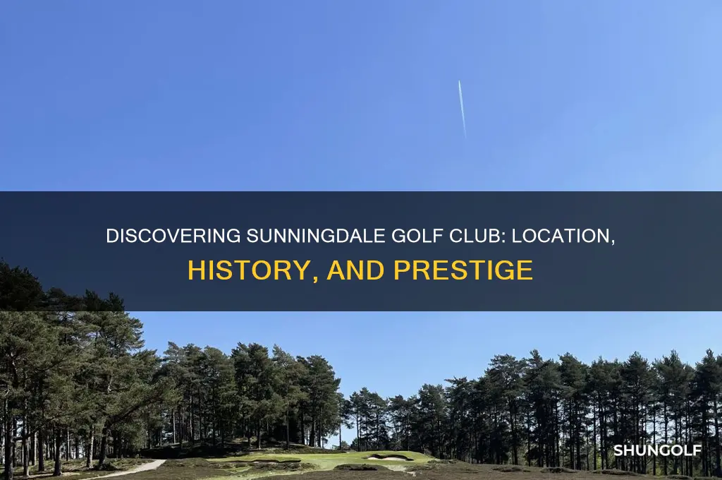 where is sunningdale golf club